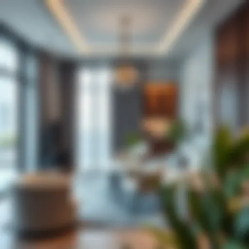 Elegant Studio Interior in Dubai Modern studio interior in Dubai showcasing elegance