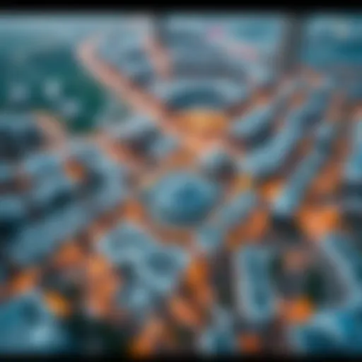 Aerial view of Shabiya 12 showcasing the urban layout