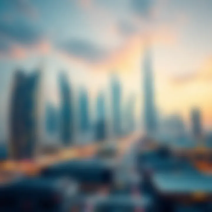 A futuristic skyline representing Smart Dubai