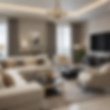 Elegance and Style in Sobha Interiors Luxurious interiors of a Sobha apartment highlighting elegance and style