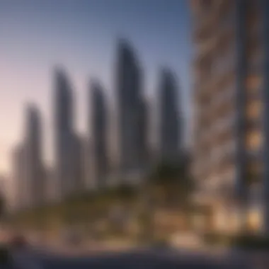 Stunning skyline view of Sobha residential projects in Dubai