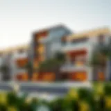 Sophisticated Architectural Design of Sofitel The Palm Elegant exterior view of Sofitel The Palm Apartments showcasing modern architecture