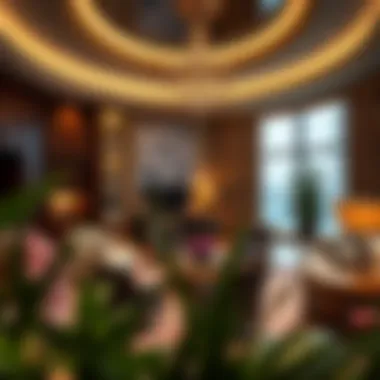 Opulent Interiors of Sofitel The Palm Apartments Luxurious living space within Sofitel The Palm Apartments highlighting upscale furnishings