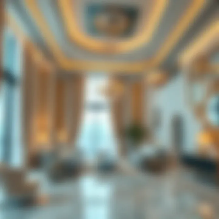 Elegant interior design of Sparkle Towers