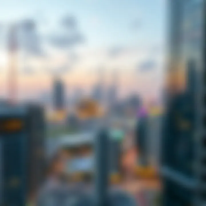 Panoramic skyline view from Sparkle Towers