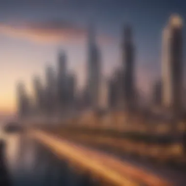 Luxury Living in Dubai Dubai skyline showcasing luxury apartments