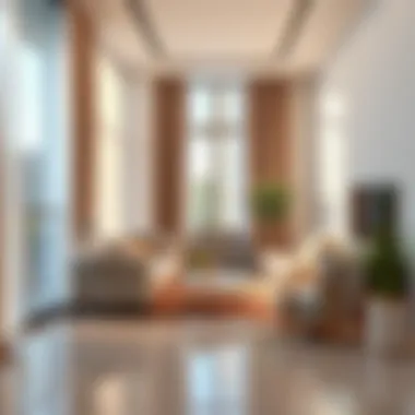 Bright and Inviting Studio Ambiance Cozy studio room with natural light and contemporary design