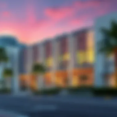 Strategic location of Tamani Arts Office in Dubai