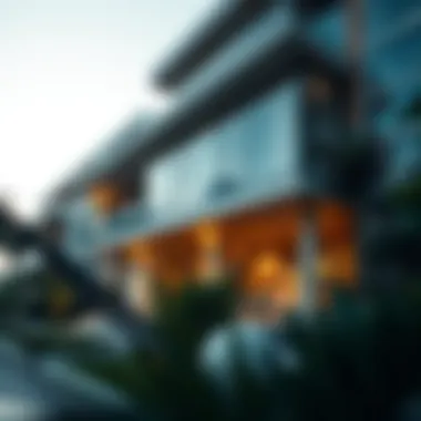 Luxurious boutique property in Dubai showcasing modern architecture