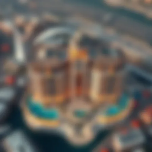 Aerial Perspective of The Haven Majan Aerial view of The Haven Majan showcasing its architectural grandeur