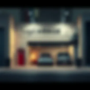 A legal document representing the legal aspects of buying a garage in Dubai