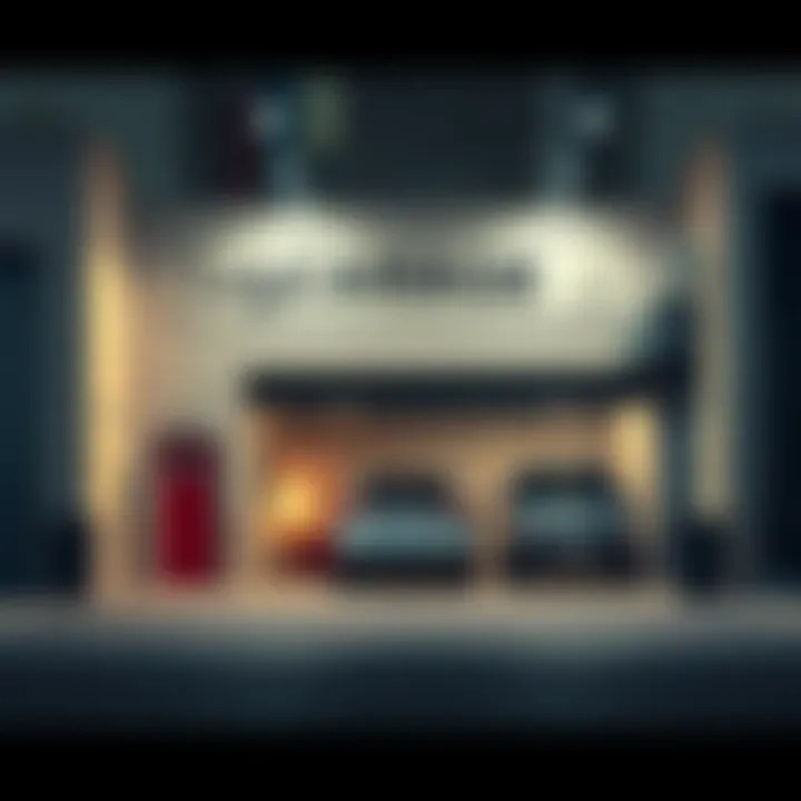 A legal document representing the legal aspects of buying a garage in Dubai