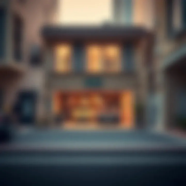 An infographic depicting the types of garages available in Dubai