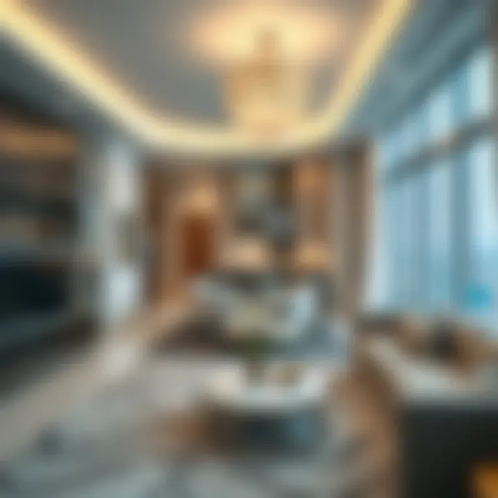 Interior Design of a Dubai Penthouse Elegant interior design of a modern Dubai penthouse