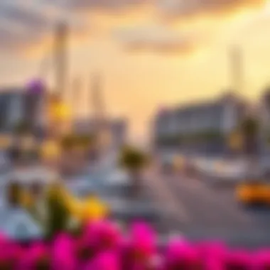 Dynamic Surroundings of The Point Marina The vibrant surrounding area of The Point Marina, illustrating the lively community