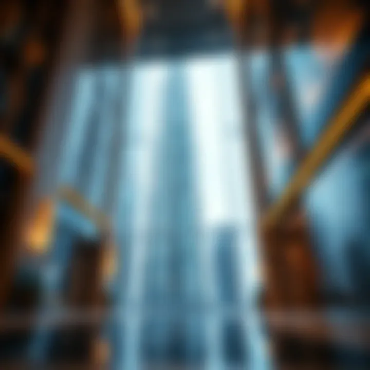 Interior Perspective of Luxury and Modernity Interior perspective of the building capturing luxury and modernity