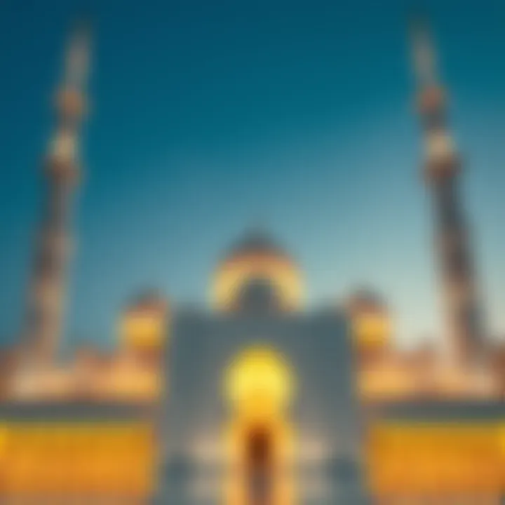 The serene beauty of the Sheikh Zayed Grand Mosque in Abu Dhabi