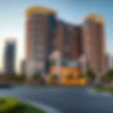 A stunning view of Trident Dubai's architectural design