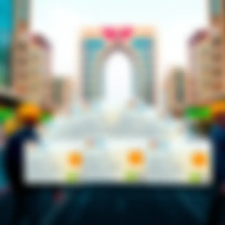 Various types of RTA Dubai Nol Cards displayed