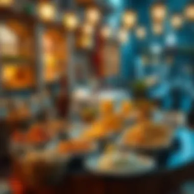 Traditional Iftar Spread of Local Delicacies Traditional Iftar spread showcasing local delicacies