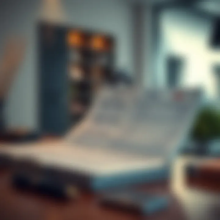 Essential Documentation for Visa Applications An official document checklist for visa applications on a desk