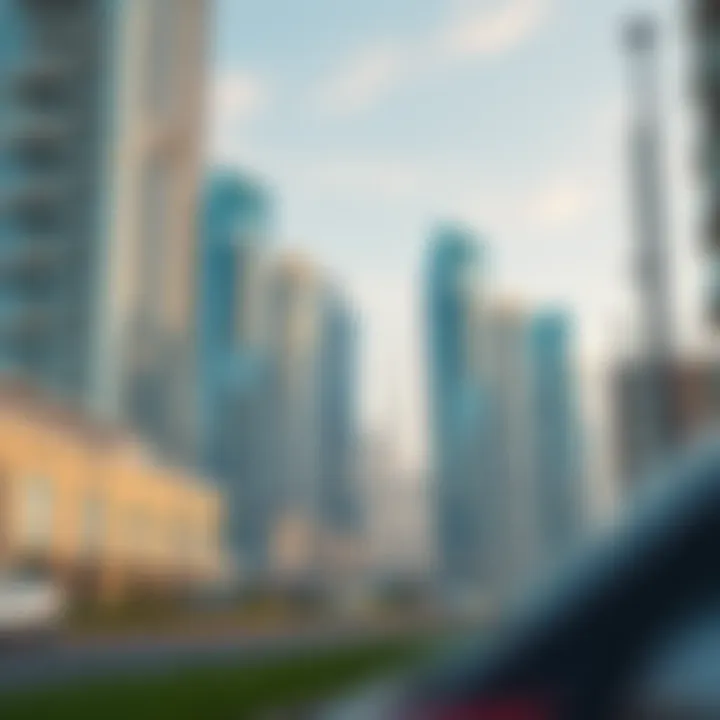 Graphic illustration of rental pricing structures in Dubai