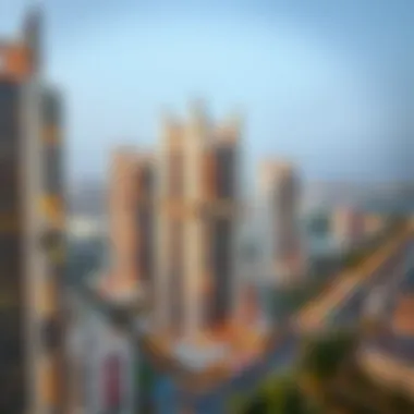 Panoramic View of Al Nahda Tower Block B Panoramic view of Al Nahda Tower Block B showcasing its modern architecture