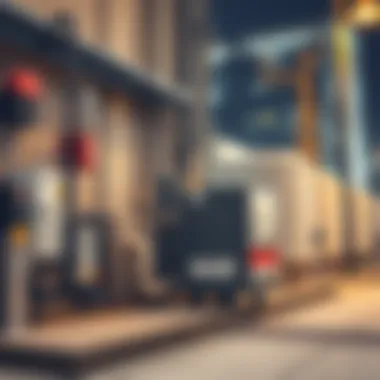 Visual representation of utility services connection