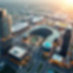 Aerial view of Dubai Investment Park showcasing its diverse sectors