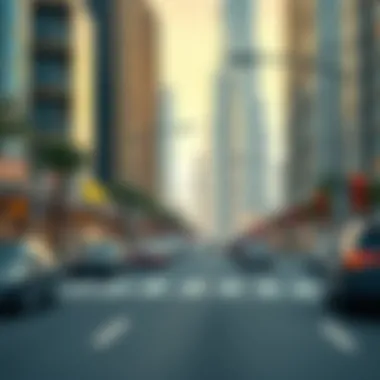 Visual Representation of Road Safety Initiatives in Dubai A visual representation of road safety measures in Dubai