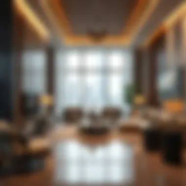 Luxury Living in Dubai A luxury apartment interior representing high living standards