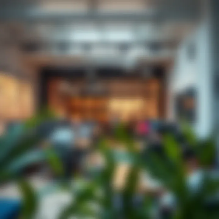 Coworking Space: The Hub of Freelancers A bustling coworking space in Dubai showcasing independent professionals at work