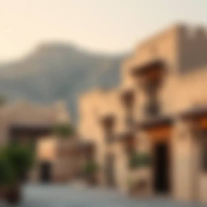 Cultural Heritage in Hatta Traditional architecture reflecting the cultural heritage of Hatta