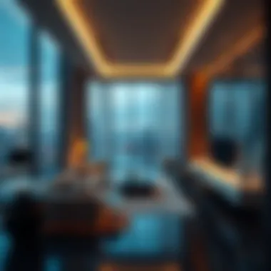 Interior design highlighting luxury and modernity within Icon Tower Tecom