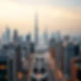 An architectural overview of Dubai's skyline representing real estate growth