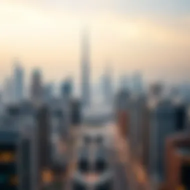 Dubai's Burgeoning Real Estate Landscape An architectural overview of Dubai's skyline representing real estate growth