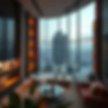 Modern apartment in Abu Dhabi showcasing luxury living