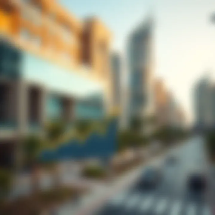 Dubai Real Estate Market Trends A graph depicting current market trends in Dubai real estate.