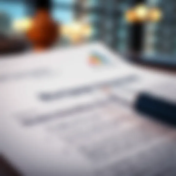 Understanding the Mortgage Agreement A close-up of a mortgage agreement document with a pen.