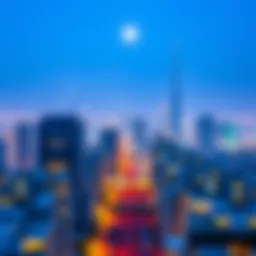 A stunning skyline view of Dubai showcasing modern architecture and off-plan properties.