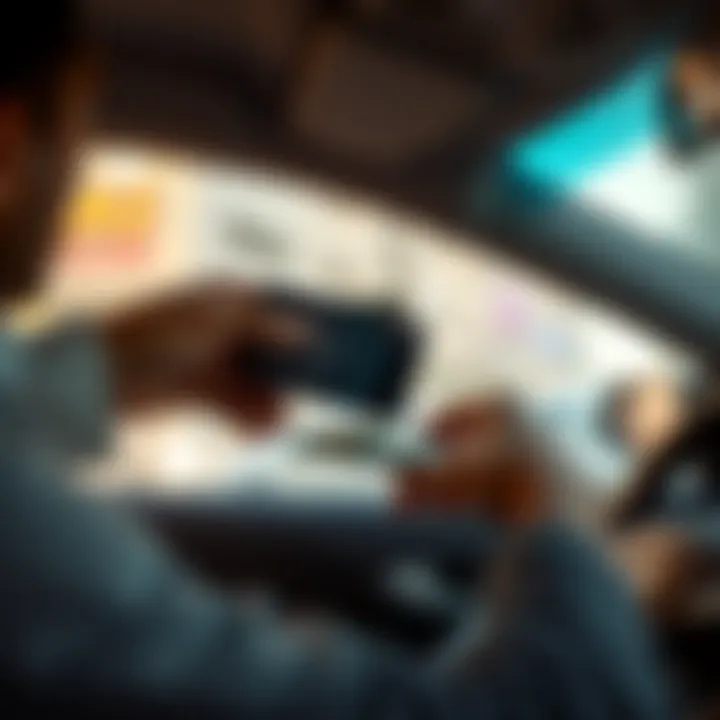 Cash vs Card: Payment Exchange in Taxis Cash being exchanged in a taxi setting