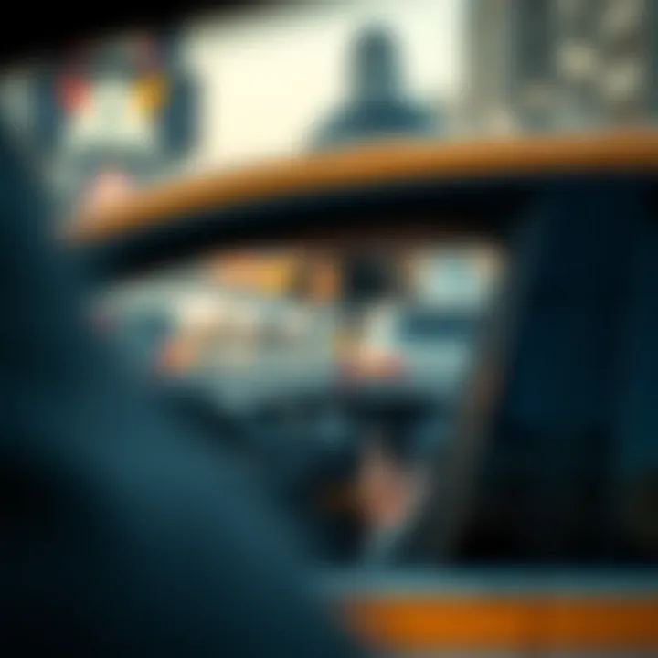 Exploring Payment Methods in Dubai Taxis Payment methods displayed in a Dubai taxi