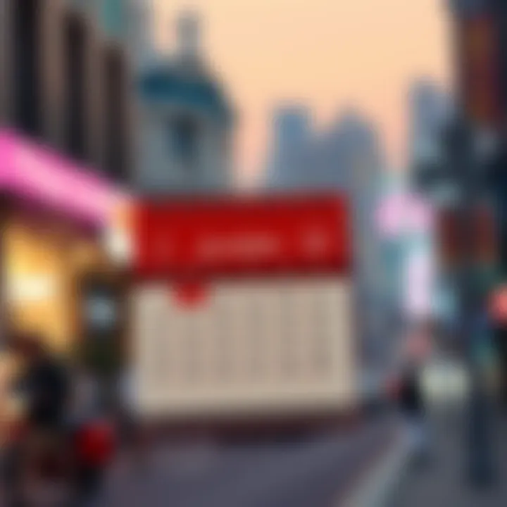 Consequences of Visa Overstay A calendar highlighting overstayed visa dates