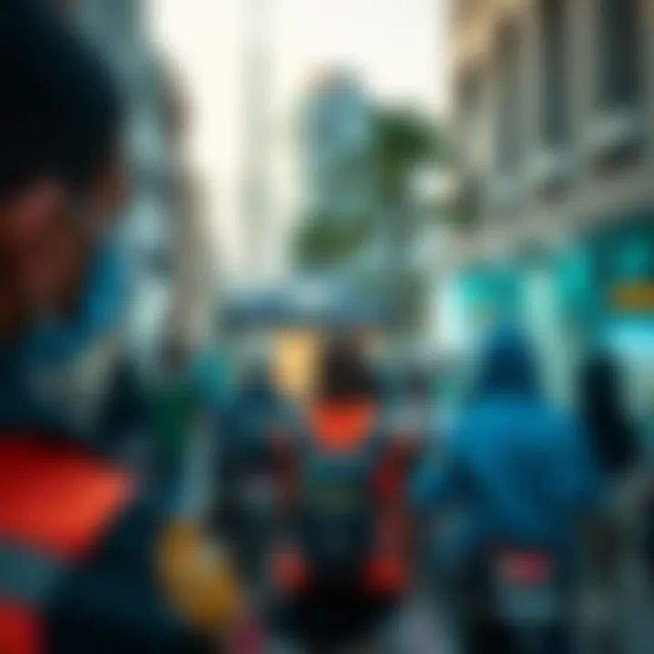 Community Engagement for Enhanced Safety Community event in Dubai promoting neighborhood safety