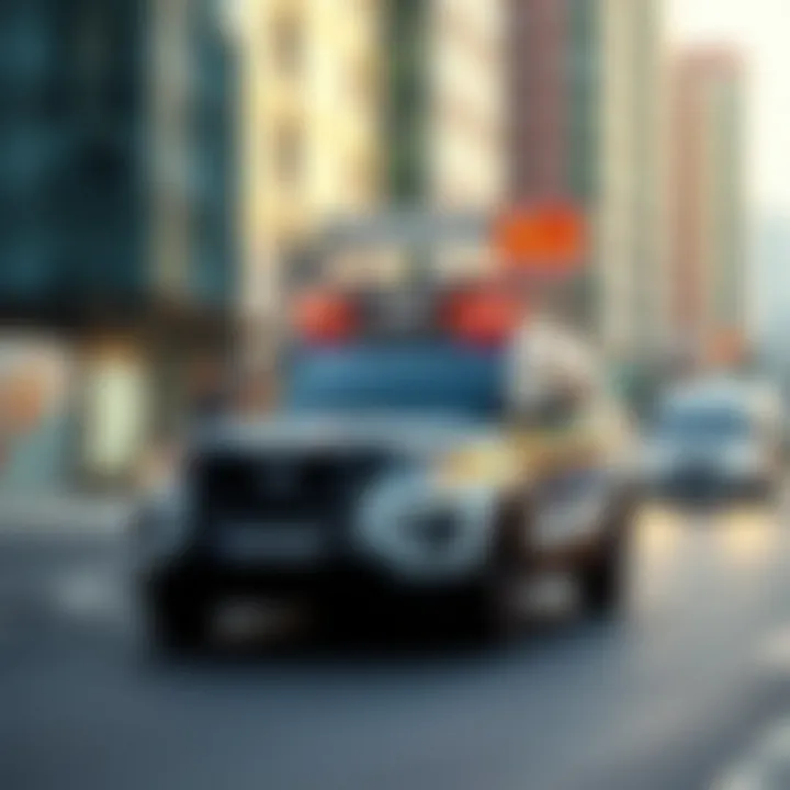 Robust Security Measures in Dubai Dubai police patrol car emphasizing security presence