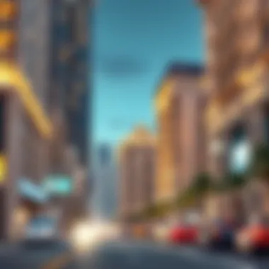 Impact of Safety on Dubai's Real Estate Market Real estate market analysis in Dubai illustrating property values