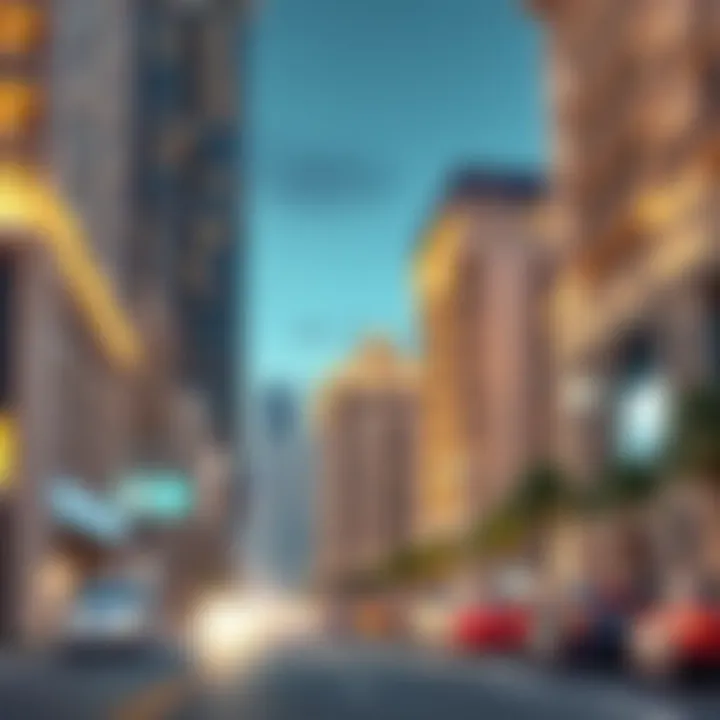 Impact of Safety on Dubai's Real Estate Market Real estate market analysis in Dubai illustrating property values