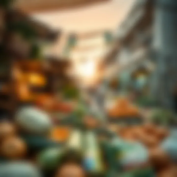 An array of fresh produce and local markets in Abu Dhabi