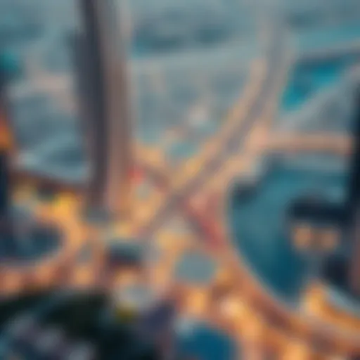 Map of Dubai International City highlighting postal codes