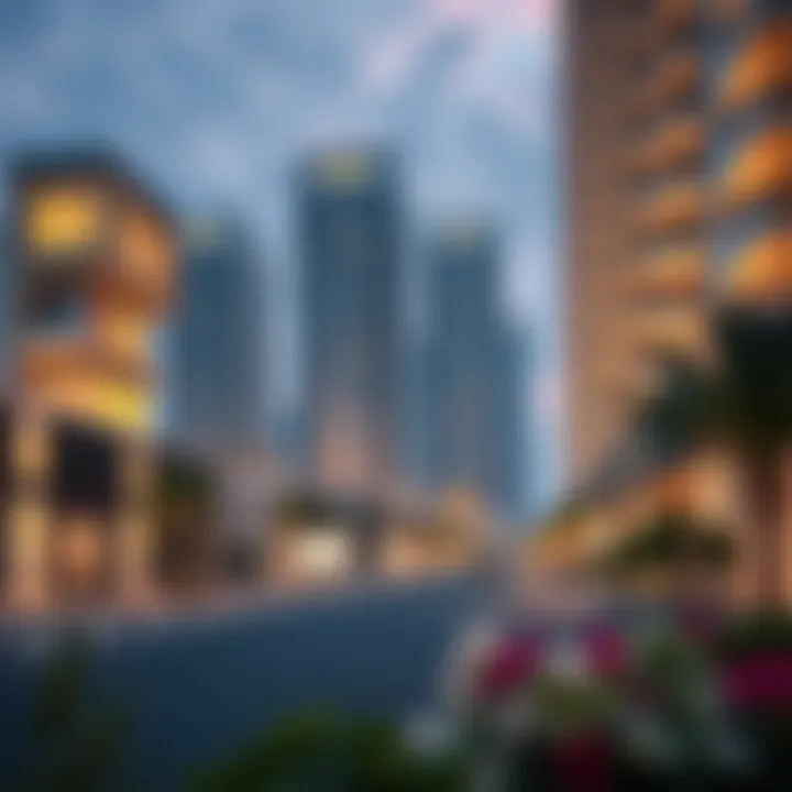 Unique Offerings from Wasl Properties A vibrant representation of Wasl Properties' unique offerings in Dubai's real estate.